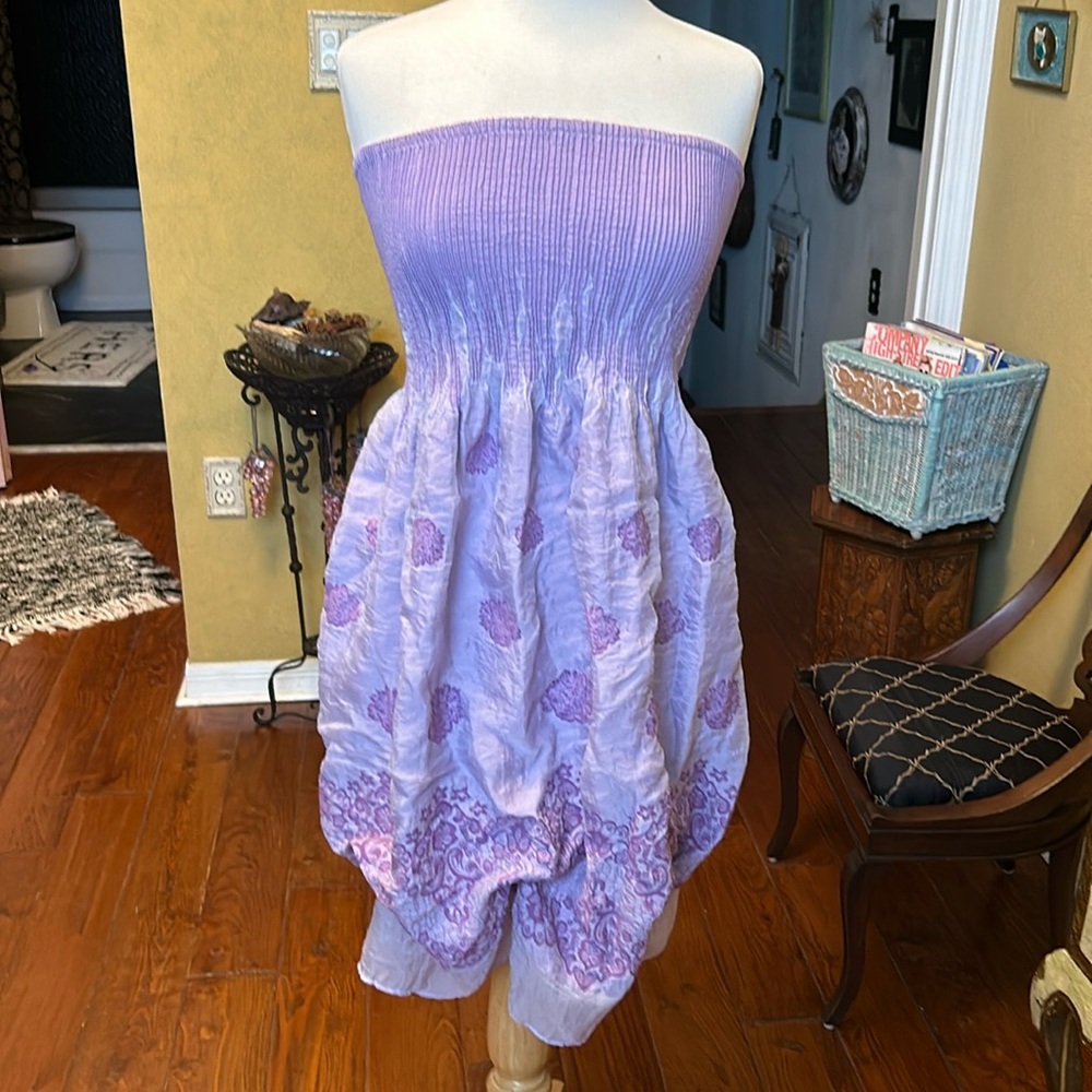 Boho Purple Dress/Skirt
